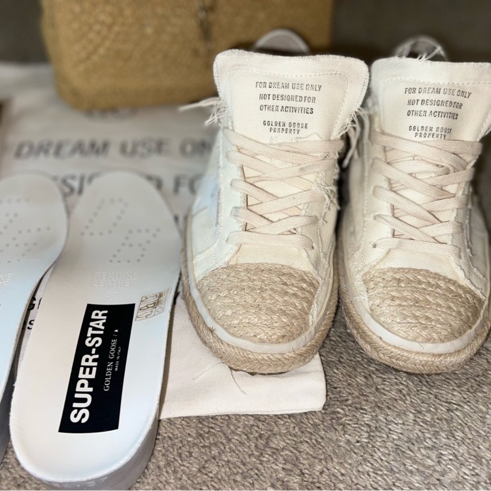 Golden Goose Canvas Low Top Sneakers US7/IT37